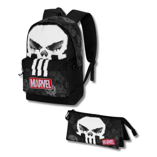 Pack The Punisher Marvel (Mochila + Estuche)